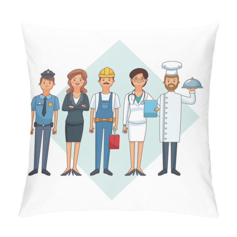 Personality  Jobs And Professions Pillow Covers