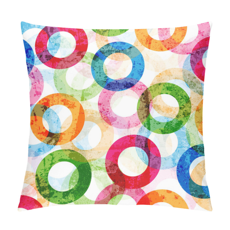 Personality  Abstract High-tech Graphic Design Circles Pattern Background Pillow Covers