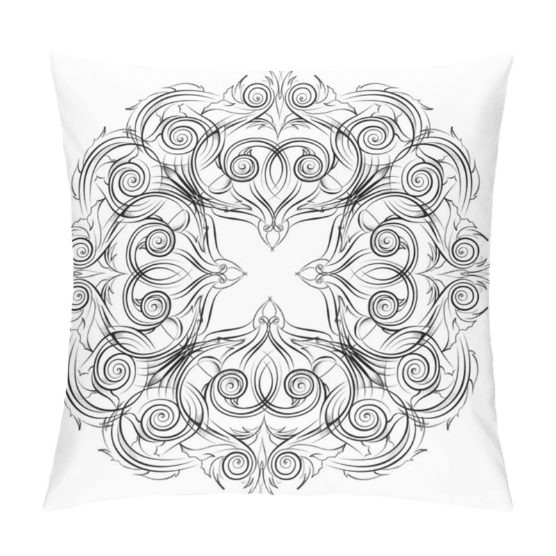 Personality  Hand-painted Graphic Pattern. Lace, Oriental, Persian Carpet Pillow Covers