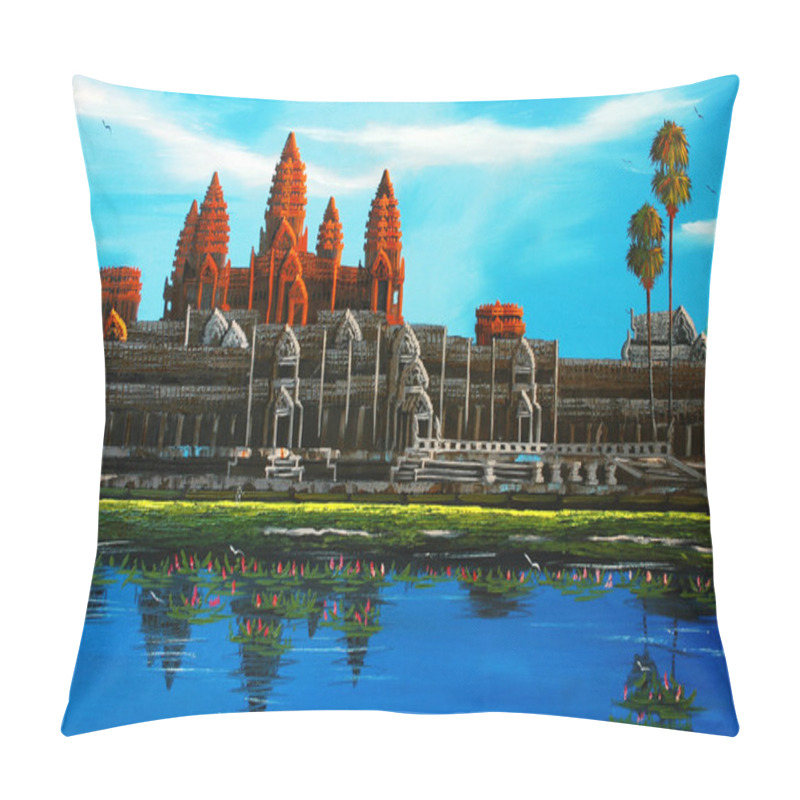 Personality  Angkor Thom At Siem Reap, Cambodia Pillow Covers