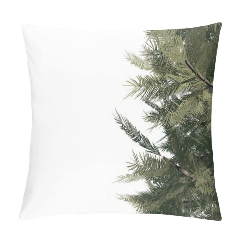 Personality  Digitally Generated Green Fir Tree Pillow Covers