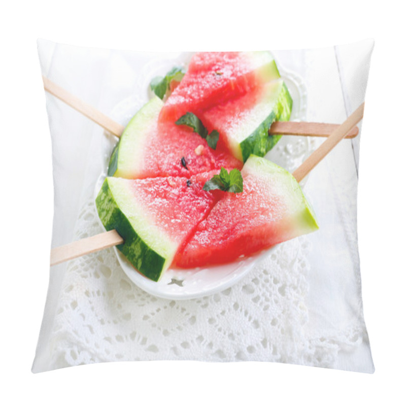 Personality  Slices Of Watermelon On Sticks  Pillow Covers