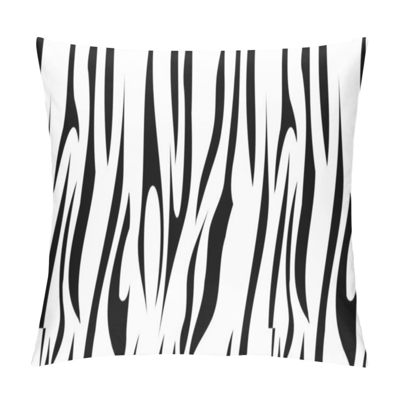 Personality  Animal Print Pattern: Zebra Pattern Vector Illustration Pillow Covers