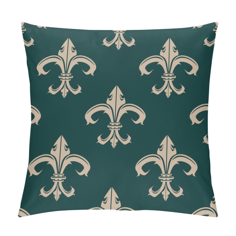 Personality  Classic Fleur De Lys Seamless Background Pattern Pillow Covers