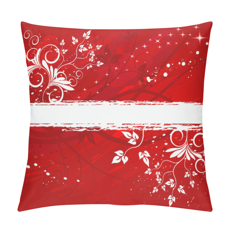 Personality  Abstract Floral Background Vector Pillow Covers