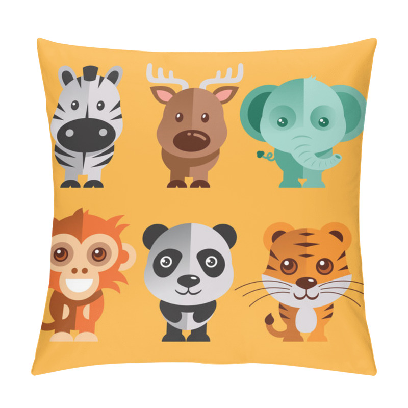 Personality  Funny Animals Set Pillow Covers