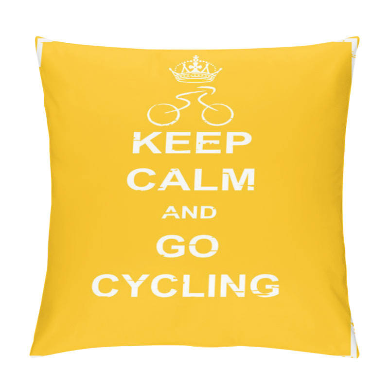 Personality  Keep Calm And Go Cycling Pillow Covers