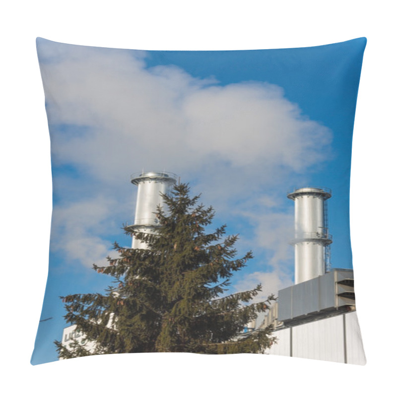 Personality  Industry Chimney With Tree Pillow Covers