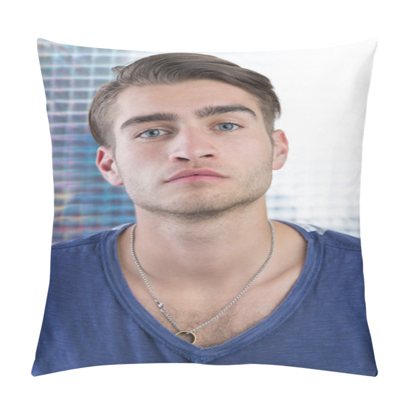 Personality  Young Man In Studio Pillow Covers