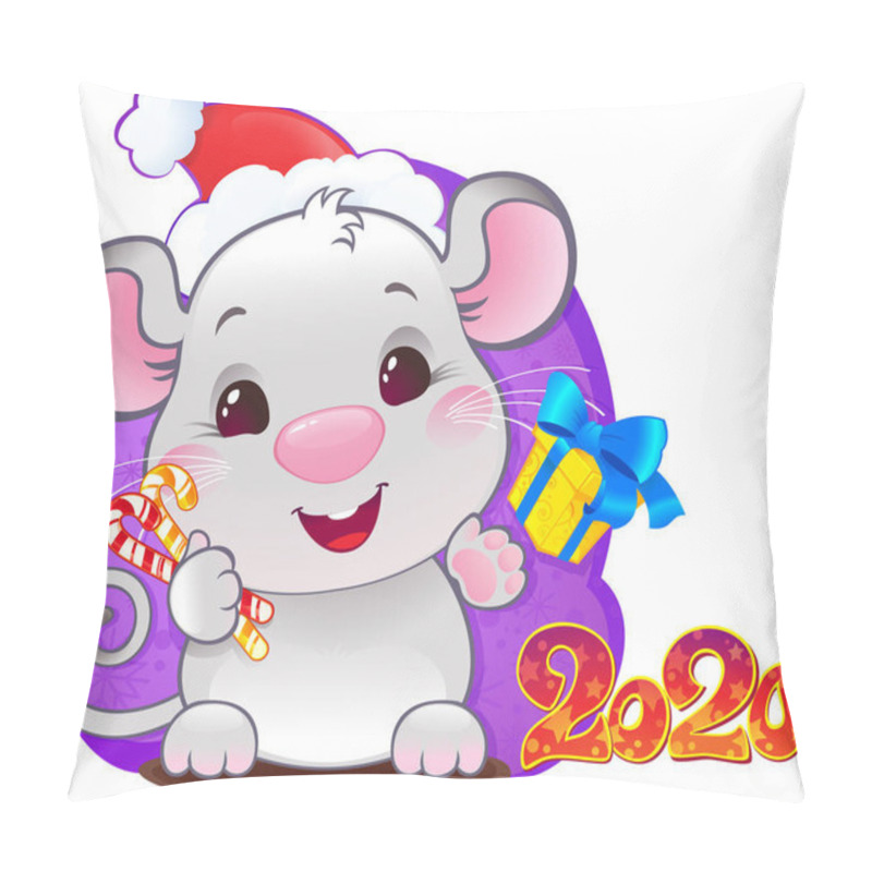 Personality  White Metal Rat - Symbol Of Chinese Horoscope For New 2020 Year. Pillow Covers