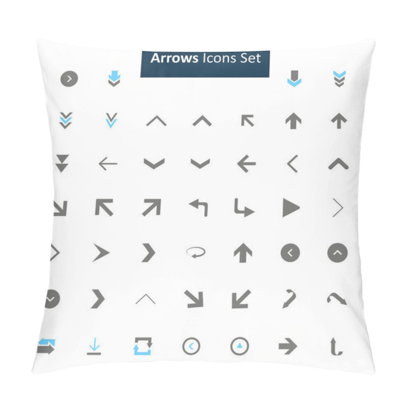 Personality  Arrows Icon Set Pillow Covers