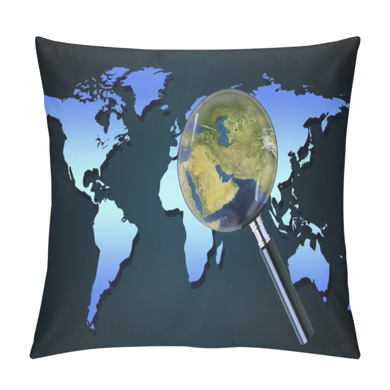 Personality  Middle Eastern Crisis With Political Issues Of The Persian Gulf Pillow Covers