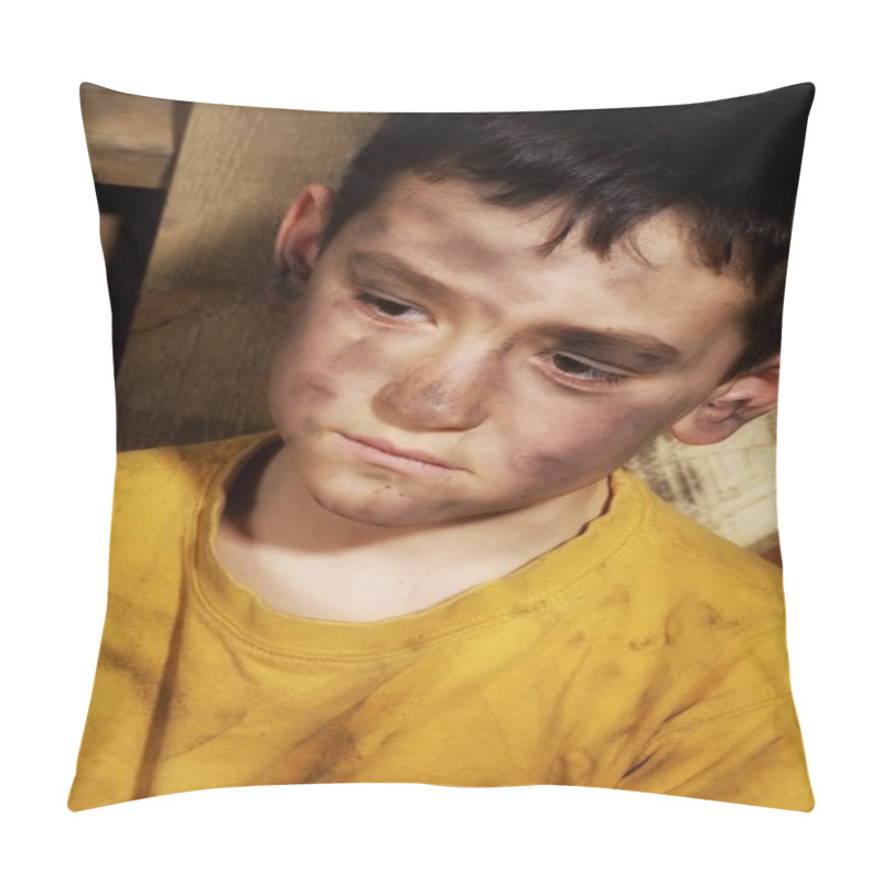 Personality  Impoverished Boy Pillow Covers