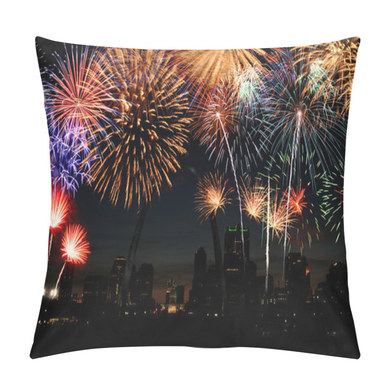 Personality  Fireworks Over Saint Louis Pillow Covers