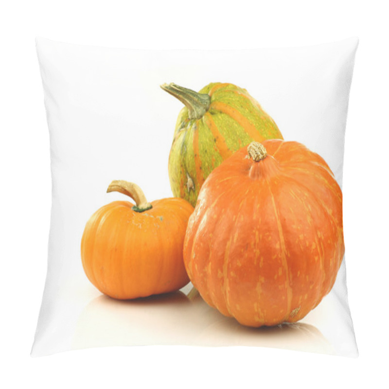 Personality  Orange And Striped Ornamental Pumpkins Pillow Covers