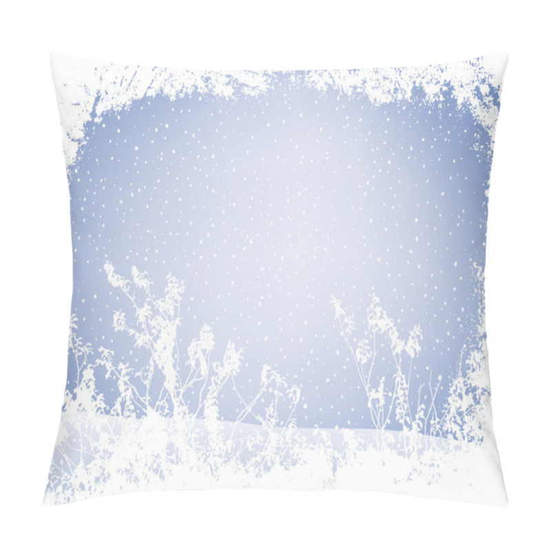 Personality  Grunge Winter Landscape Pillow Covers