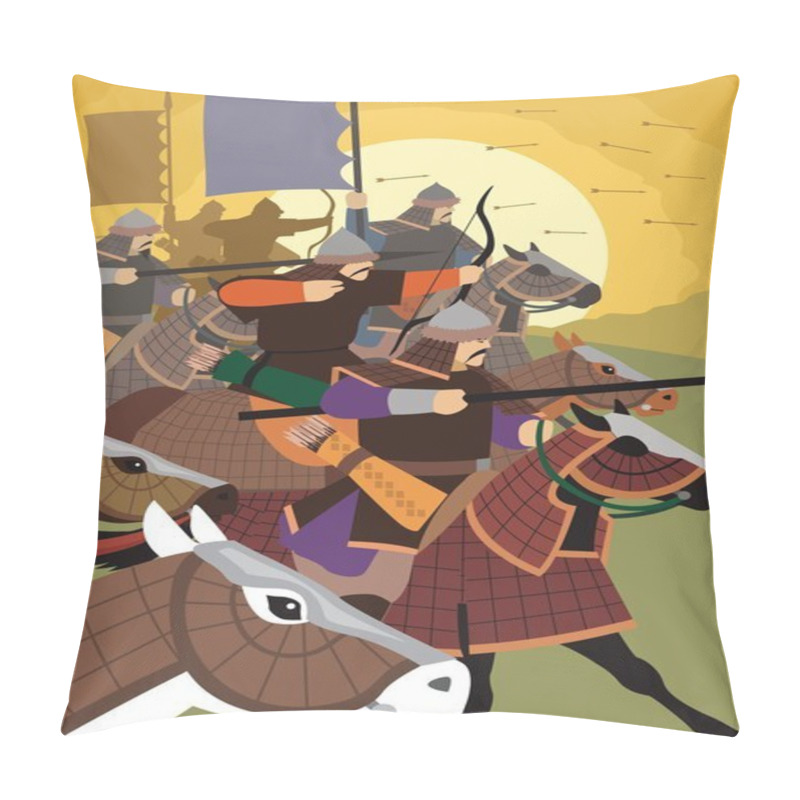 Personality  The Golden Horde Pillow Covers