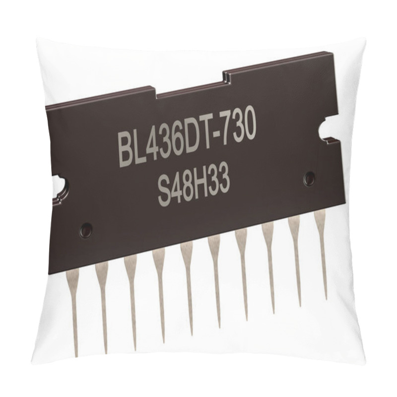 Personality  Integrated Circuit Or Micro Chip And New Technologies On Isolated. Pillow Covers