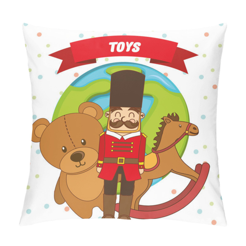 Personality  Children Toys Design Pillow Covers