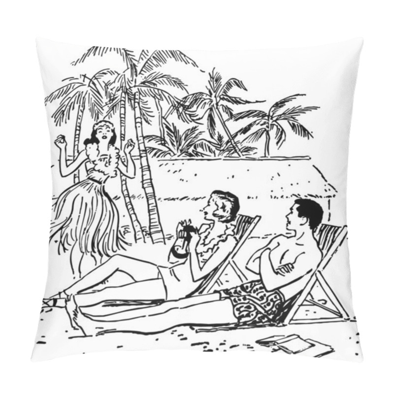 Personality  Vacation Paradise Pillow Covers