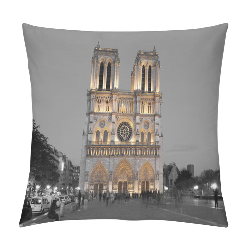 Personality  Notre Dame Cathedral, Paris, France Pillow Covers