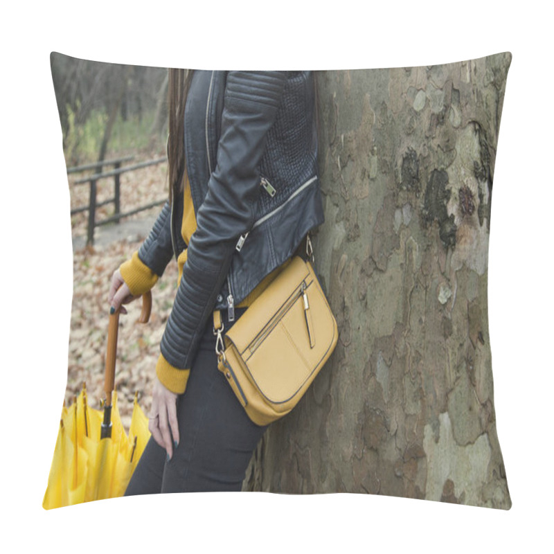 Personality  Autumn Outfit In Autumn Forest Pillow Covers