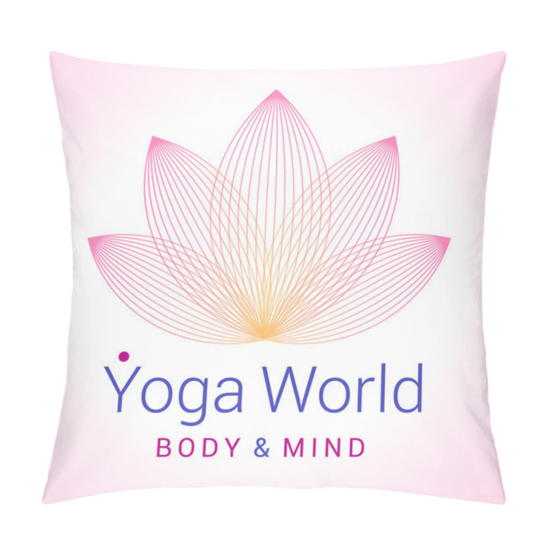 Personality  Lotus Flower As Symbol Of Yoga Pillow Covers