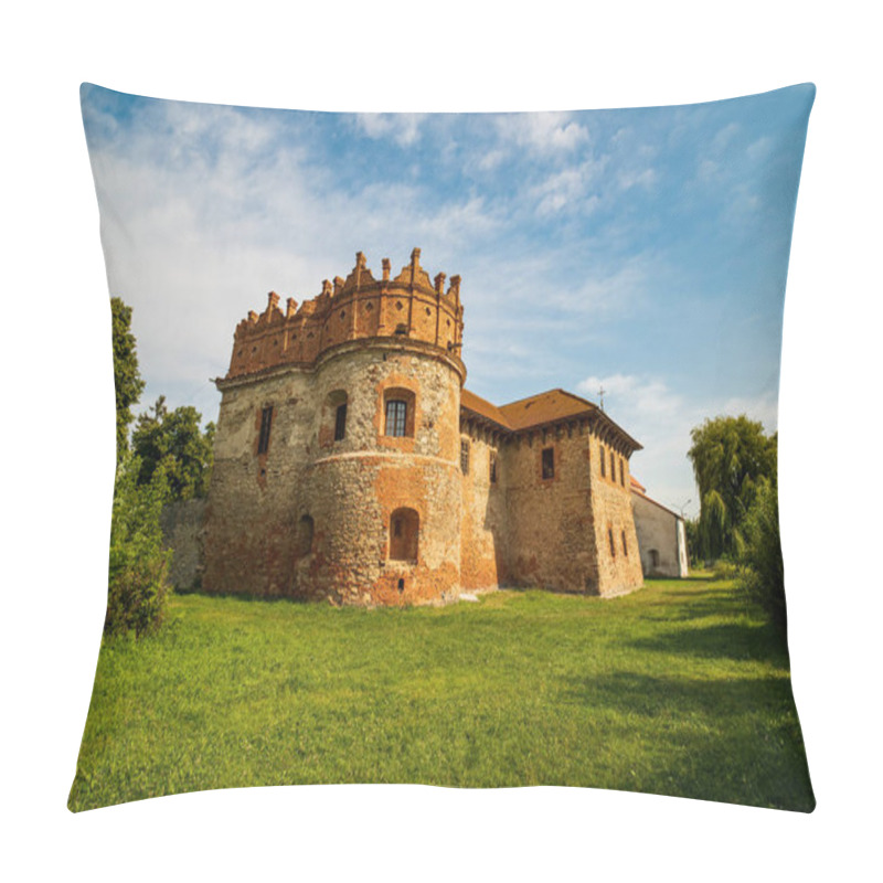 Personality  Stunning View Of Medieval Starokostiantyniv Castle, Khmelnytskyi Region, Ukraine. Popular Tourist Attraction Pillow Covers