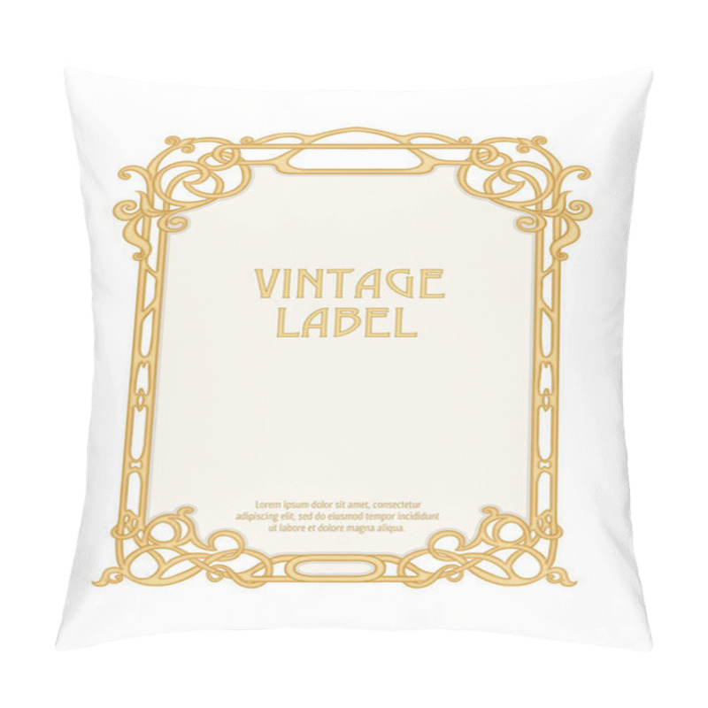 Personality  Label, Decorative Frame, Border. Pillow Covers