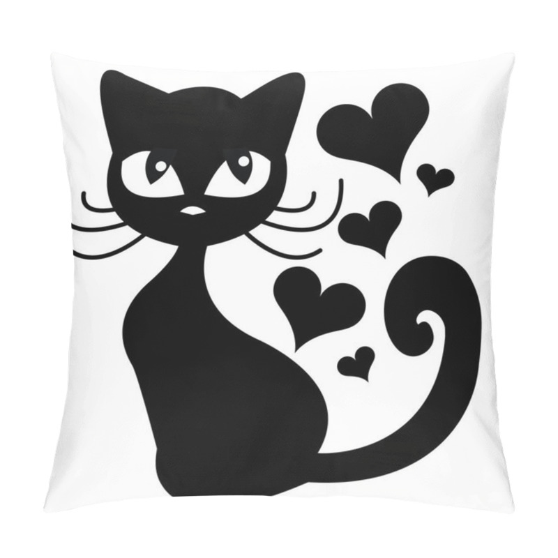 Personality  Cute Cartoon Cat Pillow Covers