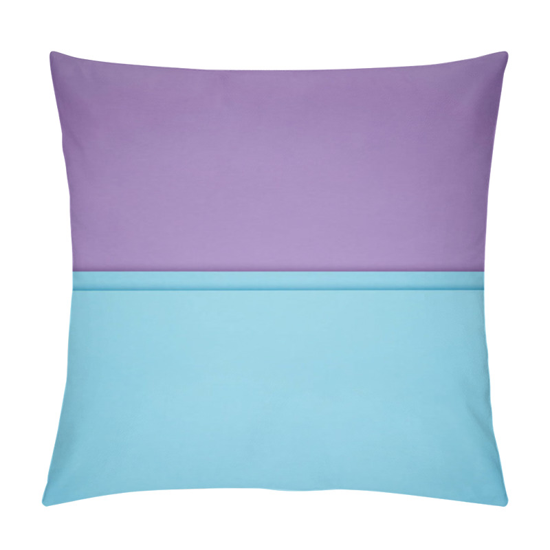 Personality  Beautiful Bright Blue And Purple Geometric Paper Background Pillow Covers