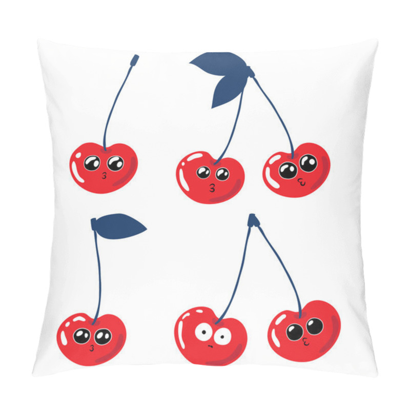 Personality  Set Of Funny Cherries Pillow Covers