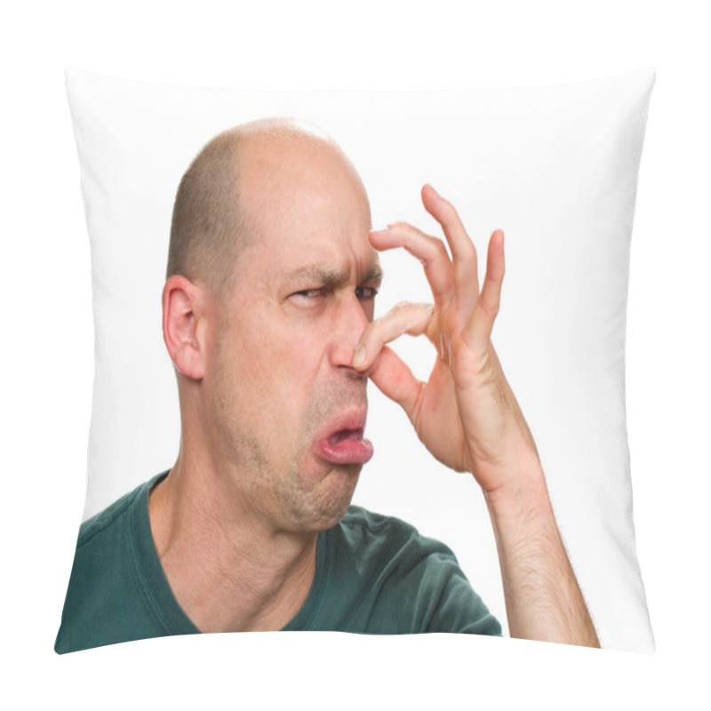 Personality  Man Holding Nose Pillow Covers