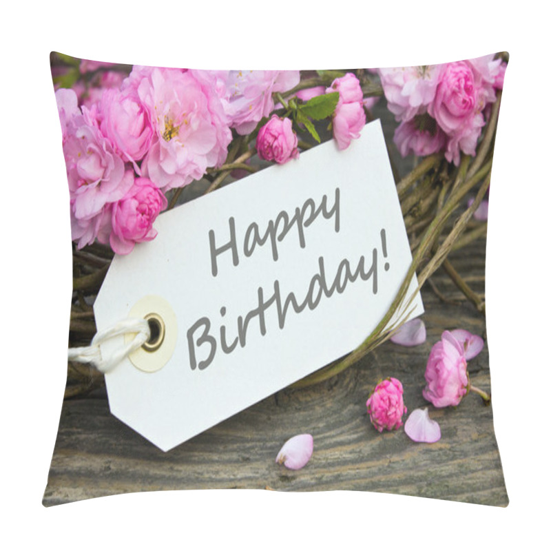 Personality  Birthday Card Pillow Covers