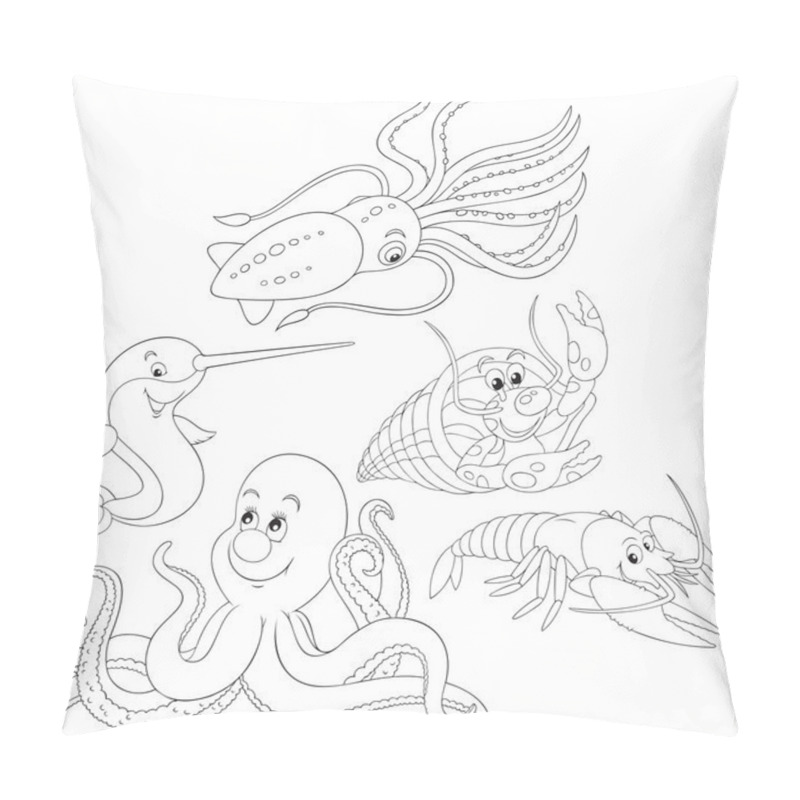 Personality  Sea Animals Pillow Covers