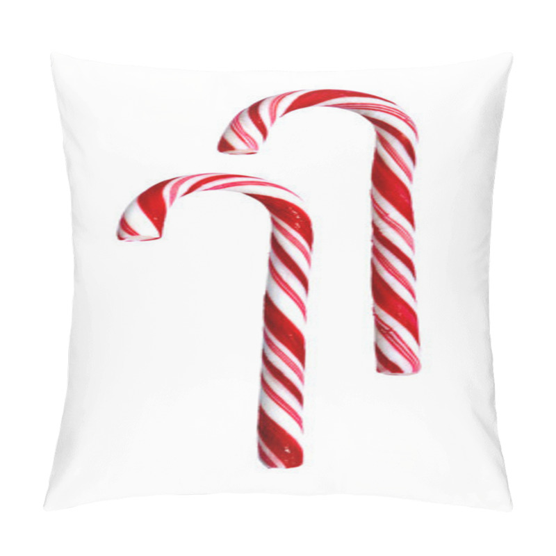 Personality  Candy Cane - With Clipping Path Pillow Covers