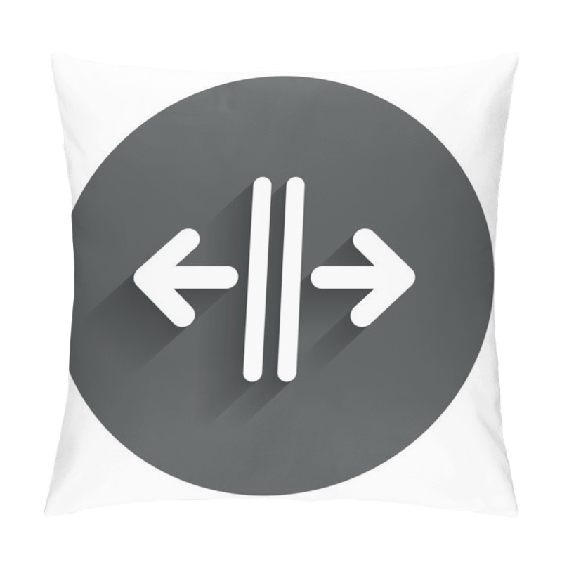 Personality  Open The Door Sign Icon. Control In The Elevator Pillow Covers