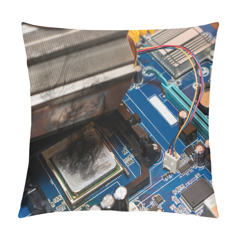 Personality  Burn Down The CPU Pillow Covers