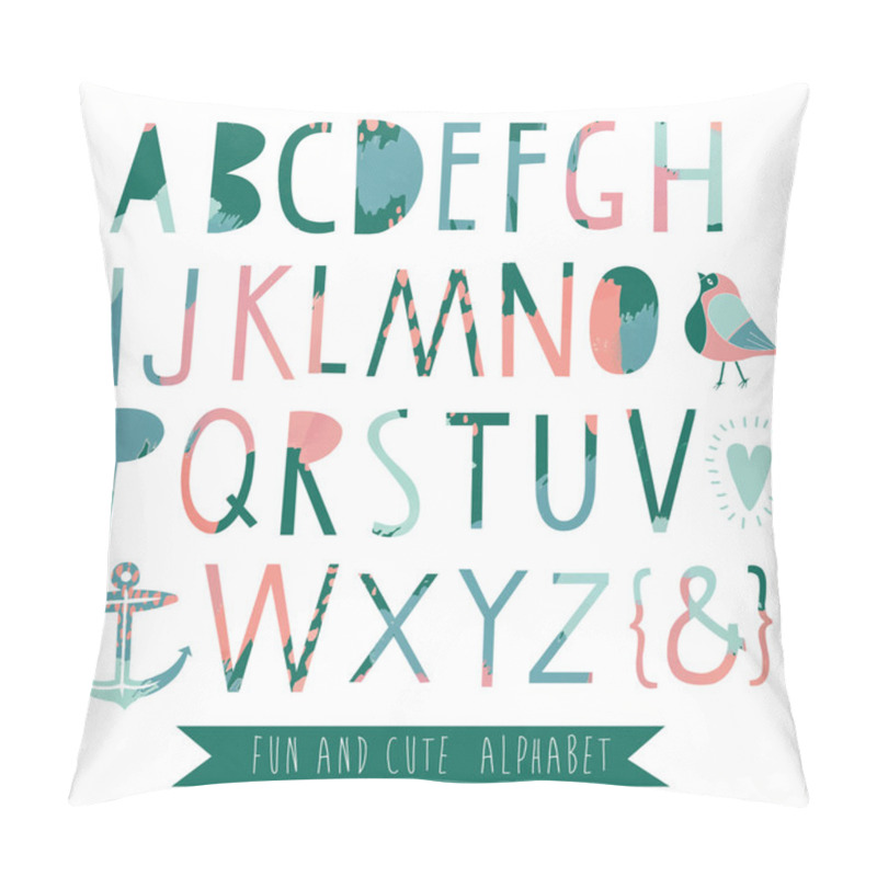 Personality  Alphabet, Snumbers And Symbols Pillow Covers