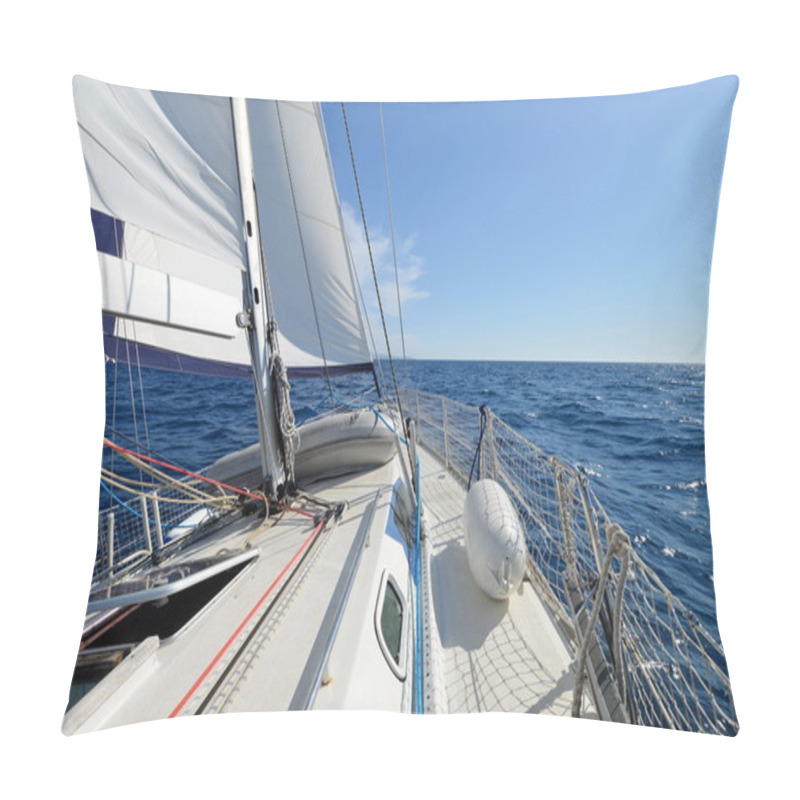 Personality  Sailing Yacht Pillow Covers