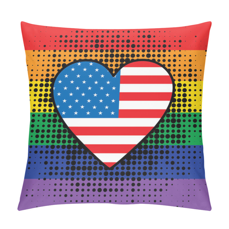 Personality  Same Sex Marriage. USA FLEG Pillow Covers