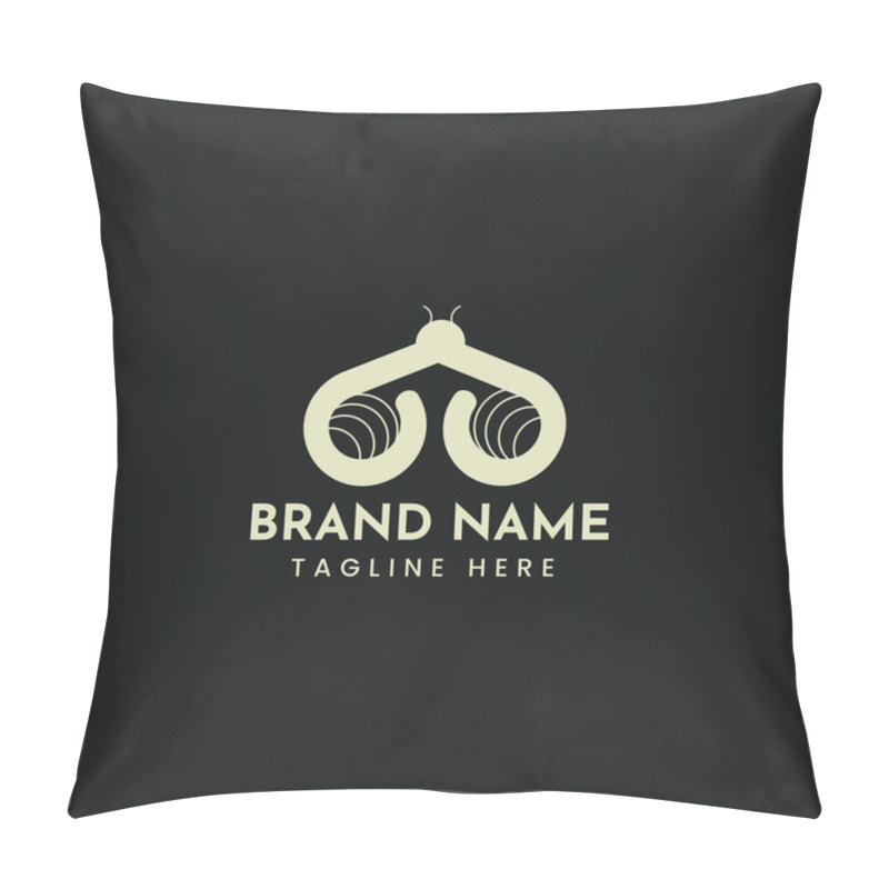 Personality  BEE Shape Logo: BeeShape Is A Sleek, Minimalist Logo Inspired By The Structure Of A Bee, Symbolizing Teamwork, Productivity, And Sustainability Pillow Covers