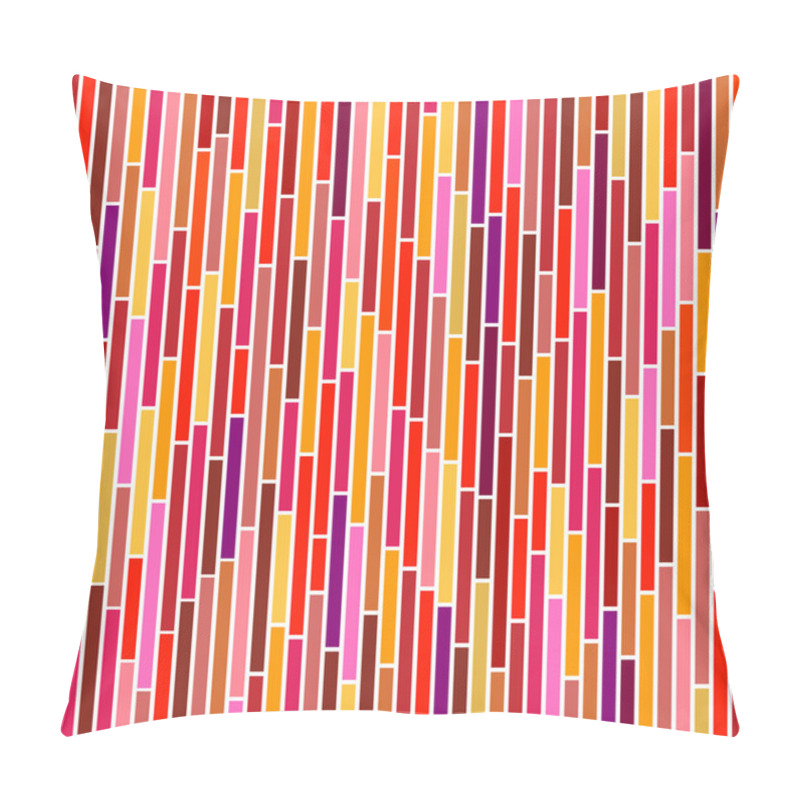 Personality  Abstract Stripes In Hot Colours Pillow Covers