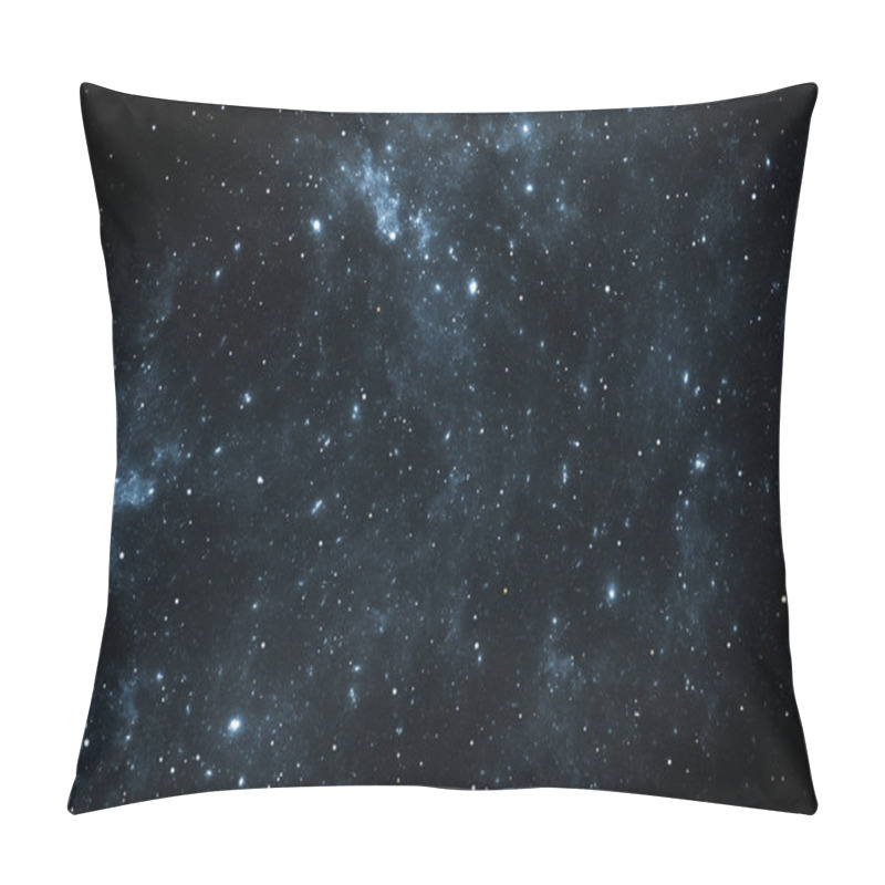 Personality  Night Sky Space Background With Nebula And Stars Pillow Covers