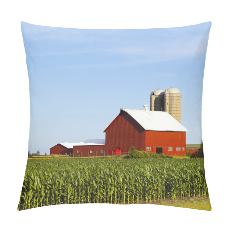 Personality  Countryside Farm In The Morning Pillow Covers