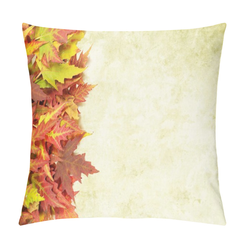 Personality  Autumn Leaves Background Pillow Covers