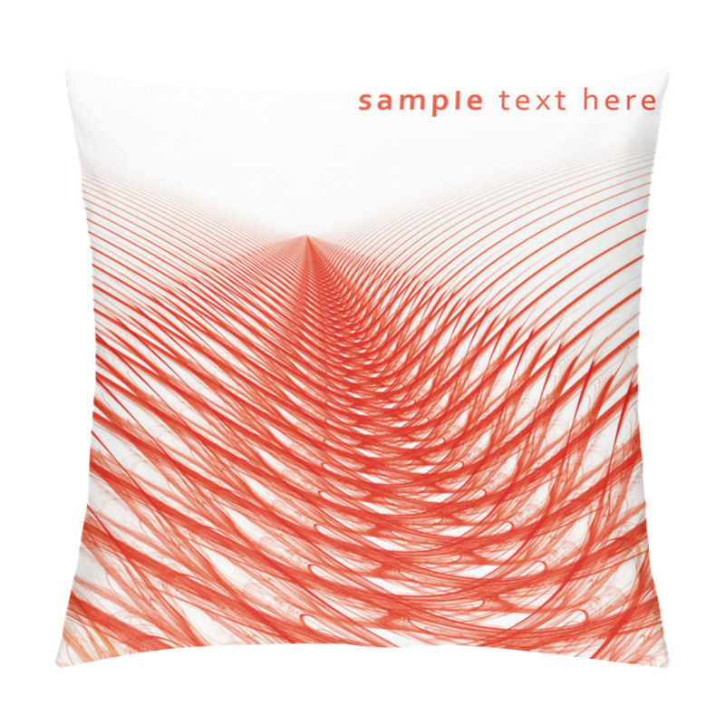 Personality  Red Perspective Abstraction Pillow Covers