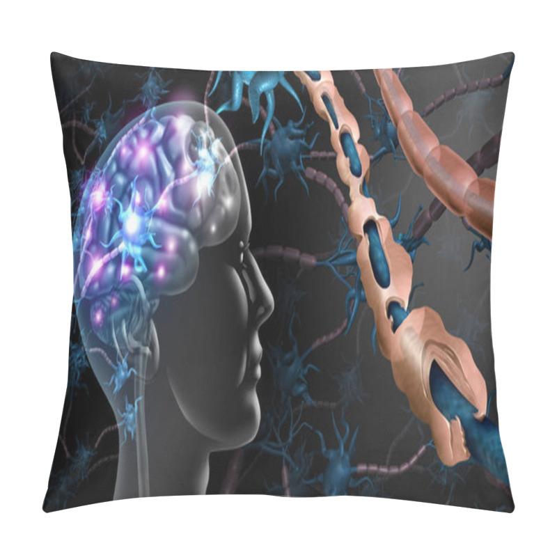 Personality  Multiple Sclerosis Nerve Disorder Pillow Covers