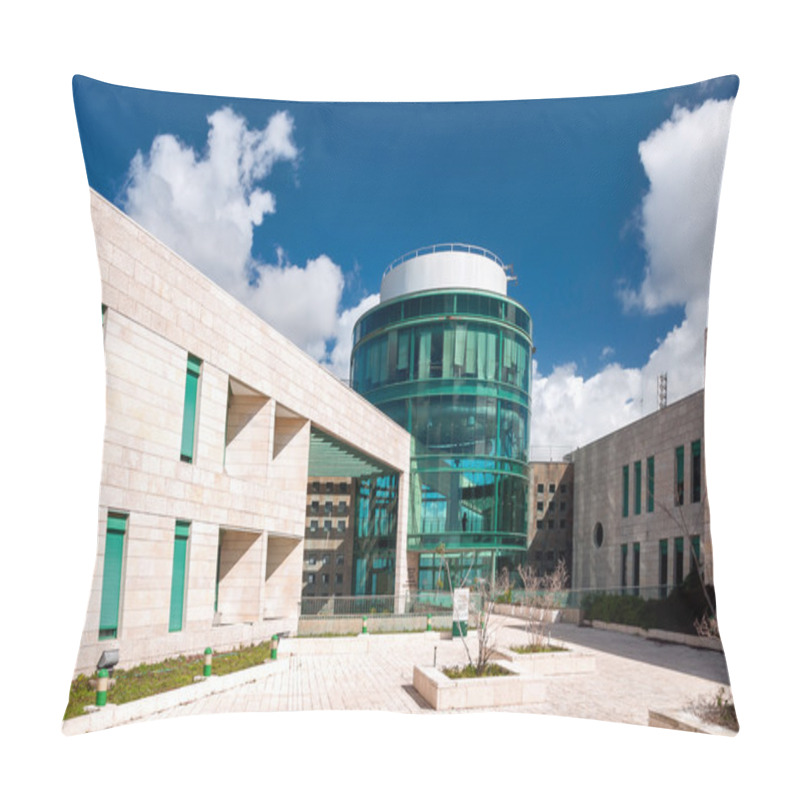 Personality  Educational Complex Named Rabin, University Of Haifa. Pillow Covers