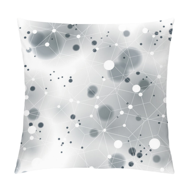 Personality  3d Spatial Lattice Covering, Complicated Op Art Background With  Pillow Covers